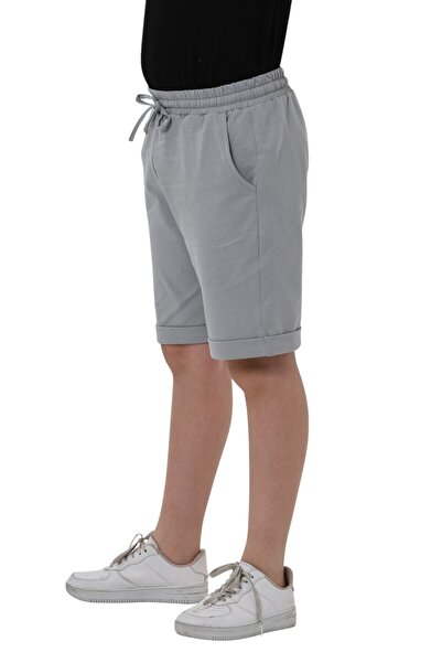 ERDEM KIDS Male Child Basic Cotton Combed Double Leg Pocket Shorts