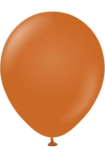 BeySüS 12 Inch 10 Piece Burnt Orange Retro Balloon