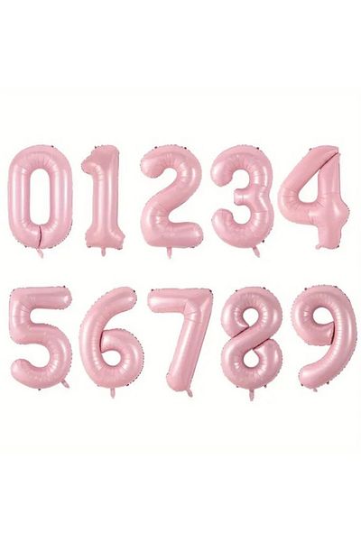 BeySüS Pink 3 Number Foil Balloon 80 cm
