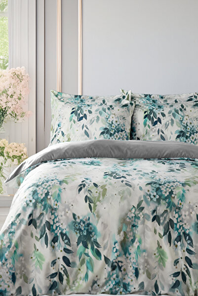 Always Oboustranná sada povlaků na přikrývku pro dvojité povlečení Sarmaşık s elastickým prostěradlem