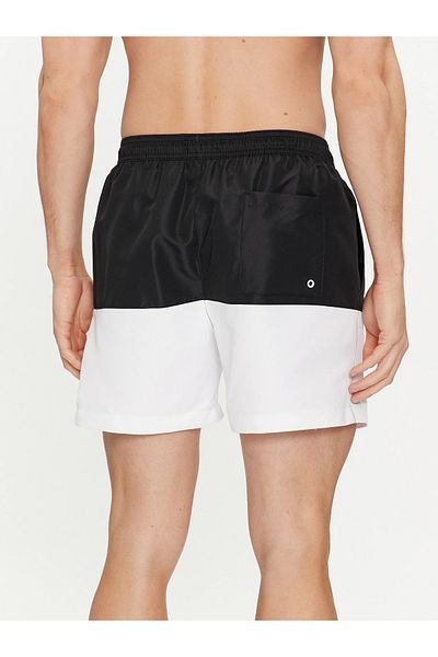 Calvin Klein Color Block Logo Printed Swimsuit Shorts