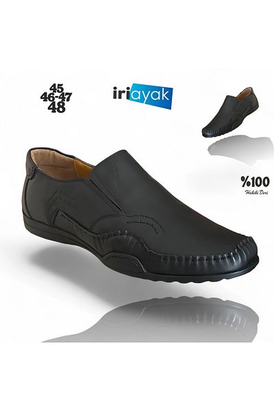 İriayak Large Size Double Genuine Leather 45-46-47-48