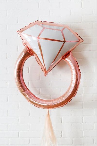 BeySüS Bride To Be Rose Gold Ring Foil Balloon