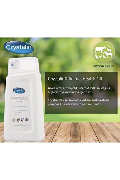 Crystalin Hayvan Sağlığı 1 Lt Antiseptik & Dezenfektan