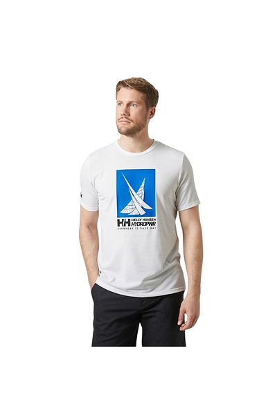 Helly Hansen Hp Race Graphic Men's White T-Shirt Men's T-Shirt Hha.34419