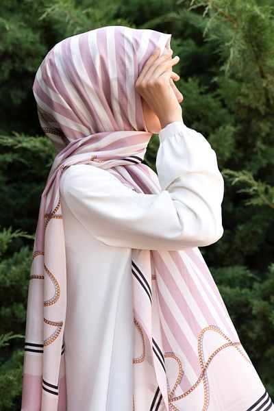 Vissona Γυναικείο φρέσκο ​​μεταξωτό σάλι Dusty Rose Powder