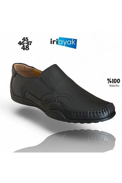 İriayak Large Size Double Genuine Leather 45-46-47-48