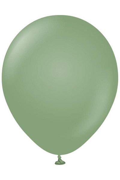 BeySüS Eucalyptus Retro Balloon 12 Inch 10 Lu