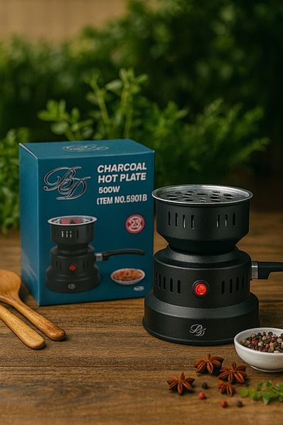 BİNDAWOOD B&D CHARCOAL HOT PLATE 500W