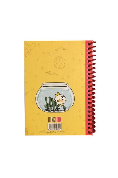 Thinkbook Caiet în carouri spiralat colorat - Relocate