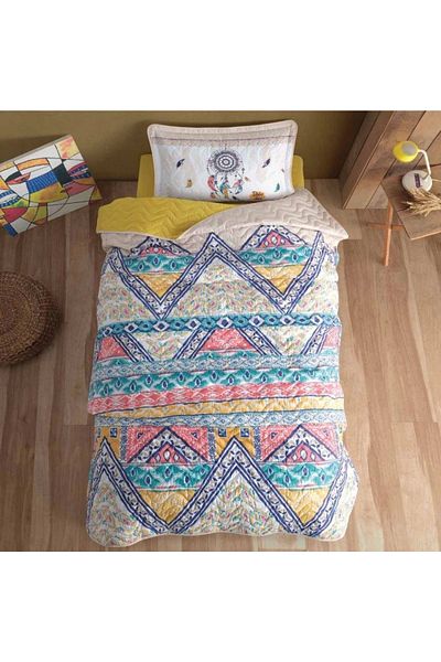 Clasy Ranforce 100% Cotton Single Bedspread Set