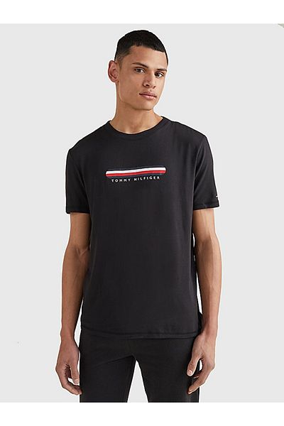 Tommy Hilfiger Herren-T-Shirt Um0um02348-bds