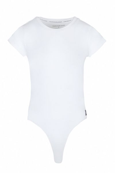 Calvin Klein Women's Bodysuit Cj9t1329-wht