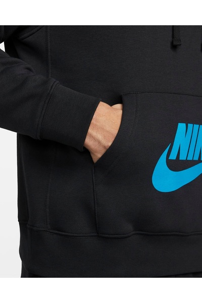 Nike Sportswear Standard Issue Fleece Erkek Kapüşonlu Sweatshirt Fj0552-010