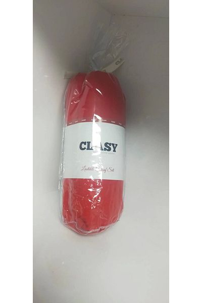 Clasy Σετ σεντόνια μονό ελαστικό Ranforce Red