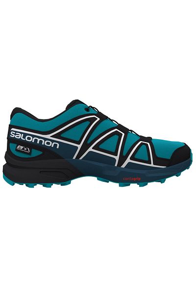 Salomon Speedcross Waterproof Kids Shoes - Turquoise