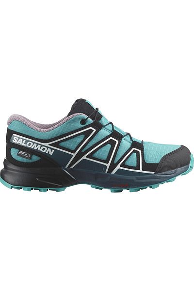 Salomon Speedcross Waterproof Kids Shoes - Turquoise