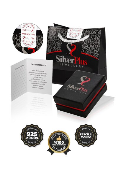 Silverplus Gümüş Karartmalı Esmaül Hüsna Erkek Cevşen Kolye