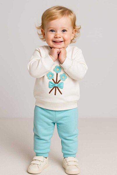 MyPrettyBaby باقة زهور مطرزة لطفلة صغيرة