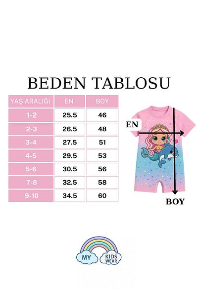 My Kids Wear Swimsuit - Pink - Patterned