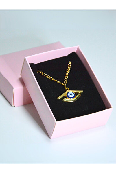 rmys Antik Mısır Horus'un Gözü Nazar Boncuklu KOlye - Çelik
