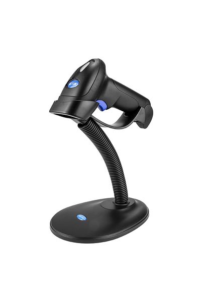 NETUM Nt 2012 USB Laser 1D Wired Barcode Scanner with Stand Handheld Triggered Foot