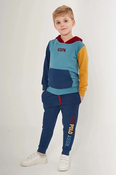 U.S. Polo Assn. ΒΑΣΗ. Σετ φόρμες Polo Assn Petrol Boys