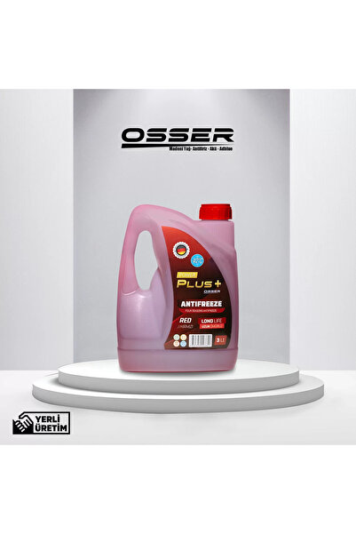 OSSER Power Plus Antifriz 3 Lt Kırmızı -42 Derece