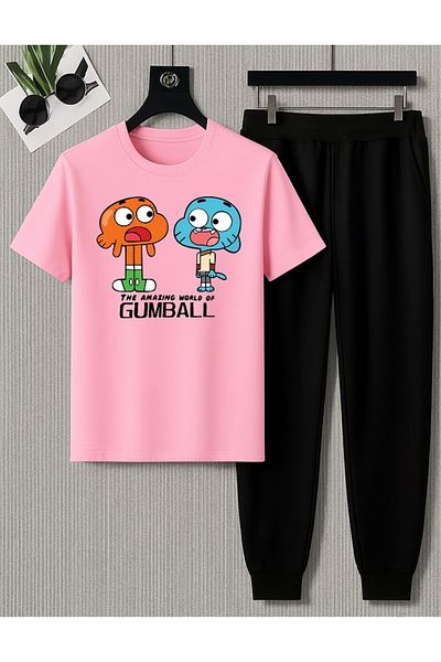 x-compass life Women / Girl Unisex Tracksuit Set Gumball Printed