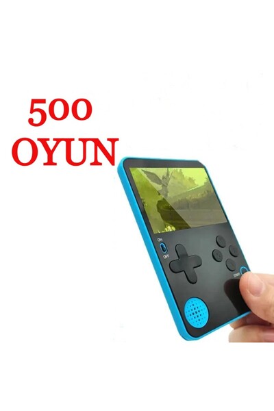 Genel Markalar 500 Dahili Oyunlu Mini Game Console Taşınabilir Retro Oyun Kon...