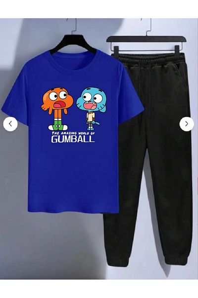 x-compass life Women / Girl Unisex Tracksuit Set Gumball Printed