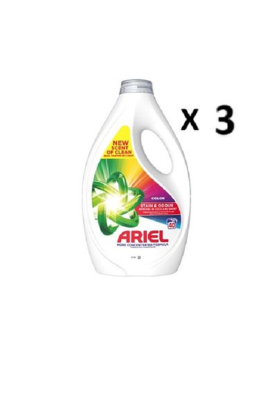 Ariel 3 X Color Laundry Detergent 1.8