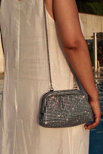 Blacktavern Imported Series Stylish Diamond Evening Bag