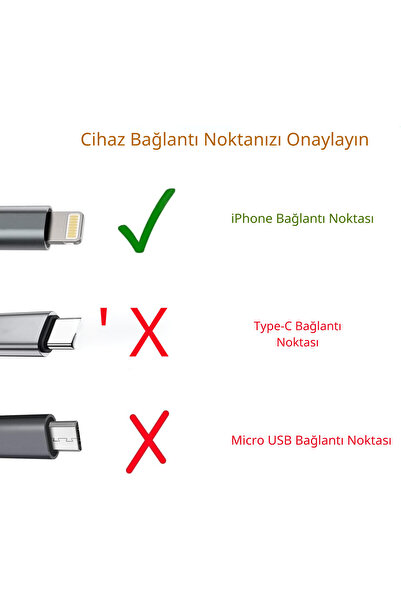 Generic İphone İçin Uyumlu Taşınabilir Mini Vantilatör - Lightning Port Uyumlu Serinletici Fan