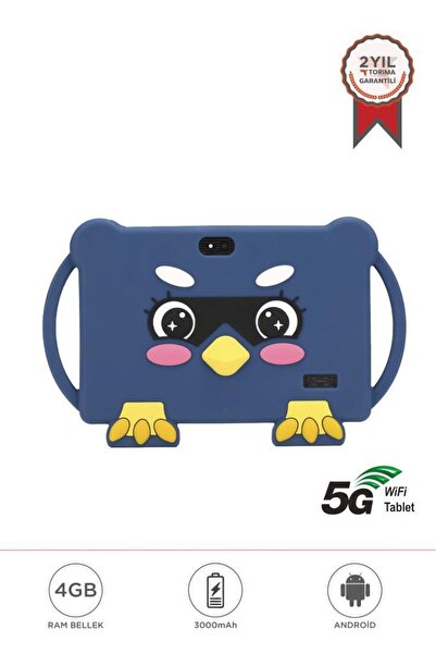 Torima T13 Mavi 4GB +128 GB Tablet Android 13 Çocuk Tableti Kılıf Hediyeli