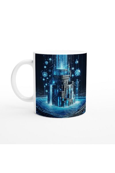 Luluyen Aquarius Printed Coffee Mug - Kingdom of the Zodiac Signs Vs1