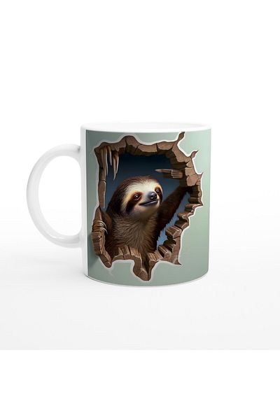 Luluyen Sloth Printed Mug Cup
