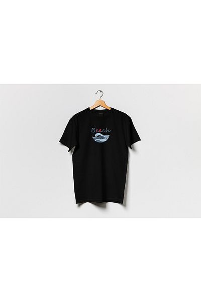 YEACHY Μπλουζάκι Unisex με στάμπα παραλίας