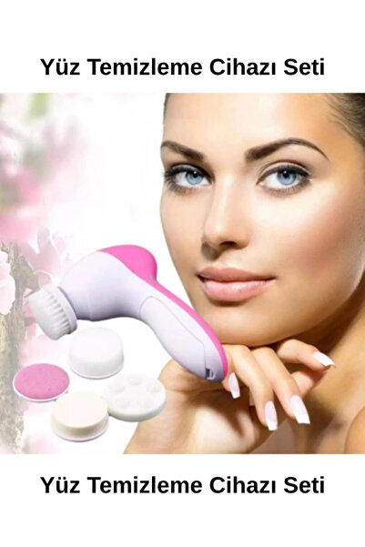 Nanopro 1 Takım 5 In 1 Elektrikli Yüz Temizleyici Derin Temiz Spa Yıkama Maki...