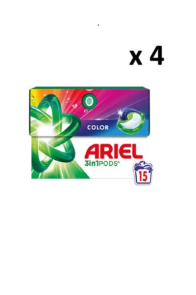 Ariel 4x Color 15 Capsule Detergent Rufe