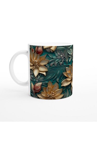 Luluyen Emerald Garden Sparkle Mug
