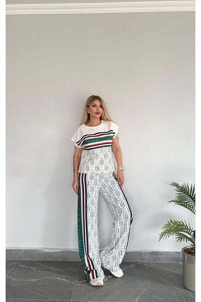 Bella Belluci New Season Imported Summer Fabric Bottom Top Set