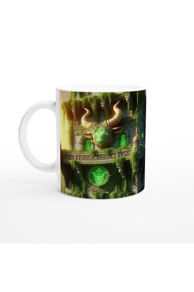 Luluyen Taurus Printed Coffee Mug - Kingdom of the Zodiac Signs Vs1