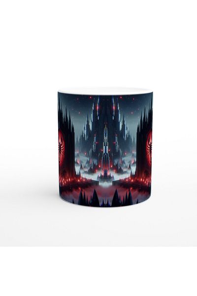 Luluyen Scorpio Printed Coffee Mug - Kingdom of the Zodiac Signs Vs1