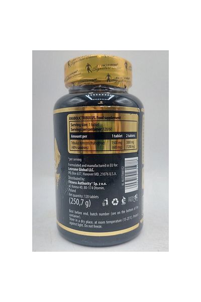 kevin levrone Black Tribulus Booster 3000 Mg 120 Tablets