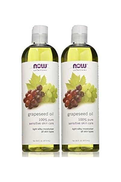 Now Foods زيت بذور العنب - 32 أونصة (16 أونصة × 2)