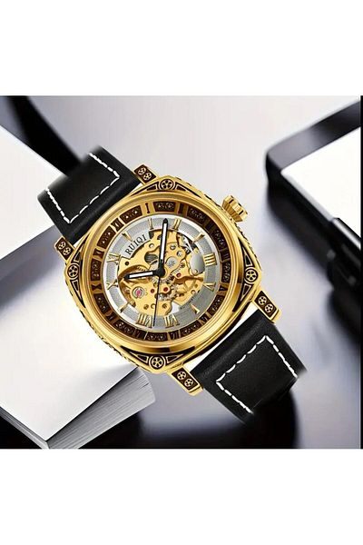 RUIQI Luxury Embroidered Mechanical - Automatic Men's Wristwatch 3Atm Waterproof