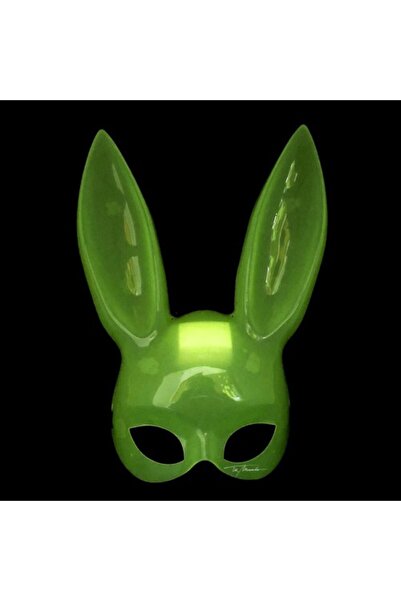 ForWhat قناع فلورسنت متوهج يضيء في الظلام لزي أرنب المعرض المكتبي المنزلي