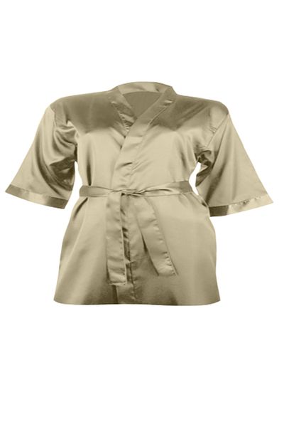ZENCHES Satin Belted Mini Dressing Gown-Comfortable, Dowry