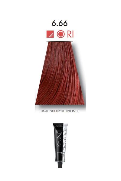 Keune 2 Packs of Keune Tinta Color Hair Dye No. 6.66 Infinite Dark Red Blonde (RI) Infinite Red